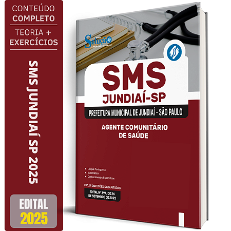 Apostila Prefeitura de Jundiaí SP 2025 - Agente Comunitário de Saúde