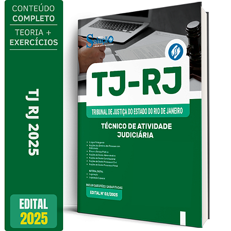 Apostila Concurso TJ RJ 2025 - Técnico de Atividade Judiciária