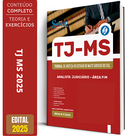 Apostila TJ MS 2025 - Analista Judiciário - Área Fim