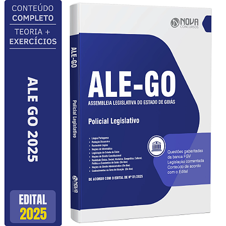 Apostila ALEGO 2025 - Policial Legislativo