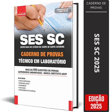 Caderno De Provas SES SC 2025 - Técnico Em Laboratório