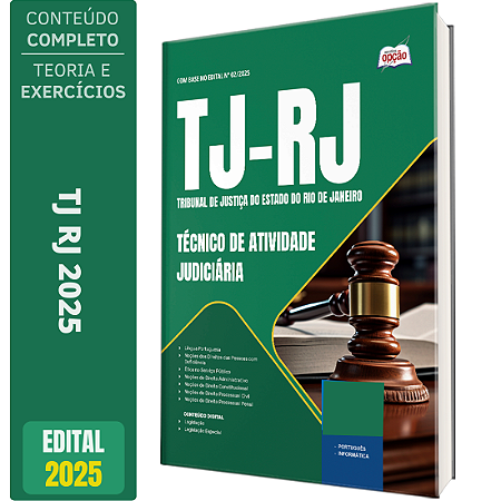 Apostila TJ RJ 2025 - Técnico de Atividade Judiciária