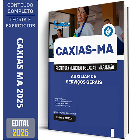 Apostila Prefeitura de Caxias MA 2025 - Auxiliar de Serviços Gerais