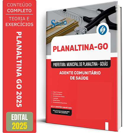 Apostila Prefeitura de Planaltina GO 2025 - Agente Comunitário de Saúde