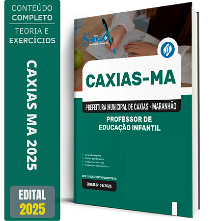 Apostila Prefeitura de Caxias MA 2025 - Professor de Educação Infantil