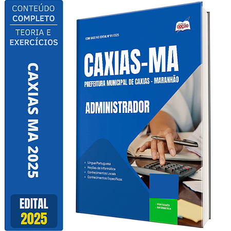 Apostila Concurso Caxias MA 2025 - Administrador