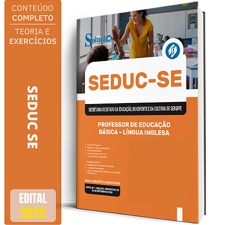 Apostila SEDUC SE 2025 - Professor de Educação Básica – Língua Inglesa