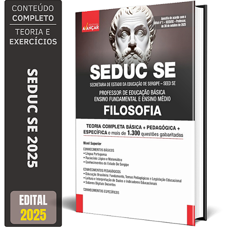 Apostila SEDUC SE 2025 - Professor Filosofia Seed Se
