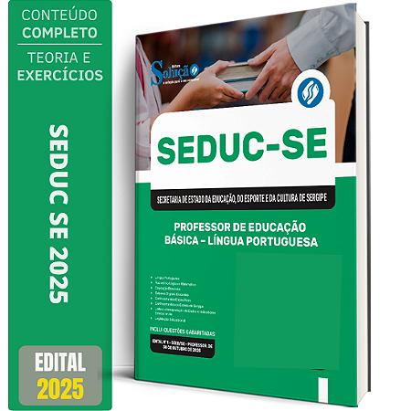Apostila SEDUC SE 2025 - Professor de Educação Básica – Língua Portuguesa
