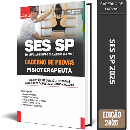 Caderno De Provas SES SP 2025 - Fisioterapeuta