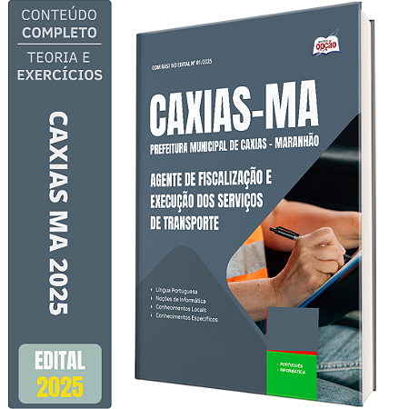 Apostila Concurso Caxias MA 2025 - Agente de Fiscalização e Execução dos Serviços de Transporte