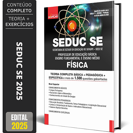 Apostila SEDUC SE 2025 - Professor Física