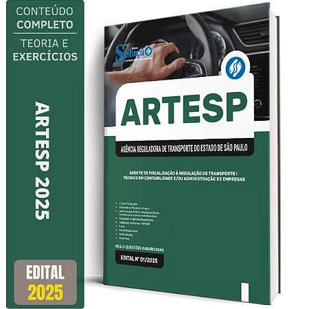Apostila ARTESP 2025 - Agente de Fiscalização à Regulação de Transporte I - Técnico em Contabilidade e/ou Administração