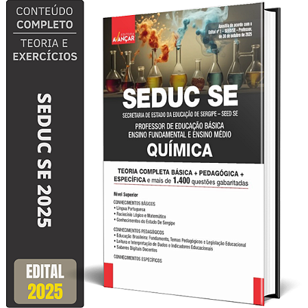 Apostila SEDUC SE 2025 - Professor Química
