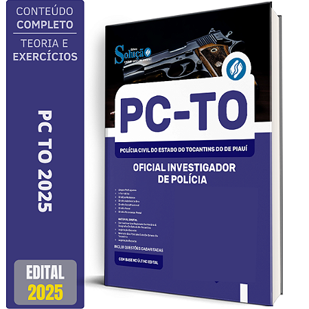 Apostila PC TO 2025 - Oficial Investigador de Polícia