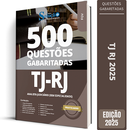 Caderno de Questões TJ RJ 2025 - Analista Judiciário (sem especialidade)