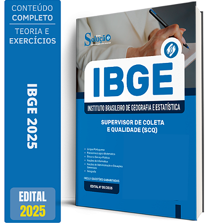 Apostila IBGE 2025 - Supervisor de Coleta e Qualidade (SCQ)