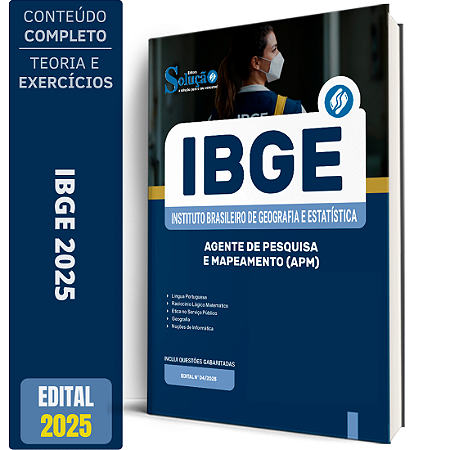 Apostila IBGE 2025 - Agente de Pesquisas e Mapeamento (APM)
