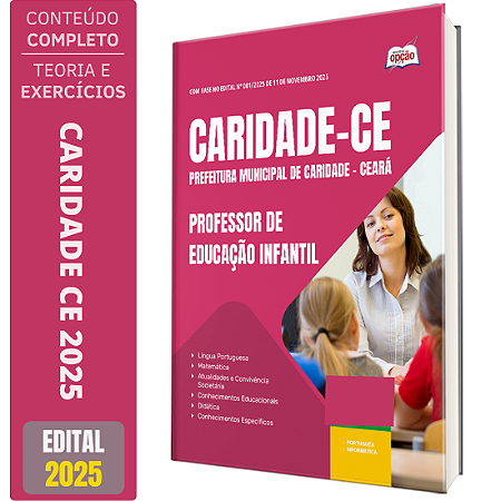 Apostila Concurso Caridade CE 2025 - Professor de Educação Infantil