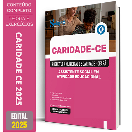 Apostila Prefeitura de Caridade CE 2025 - Assistente Social em Atividade Educacional