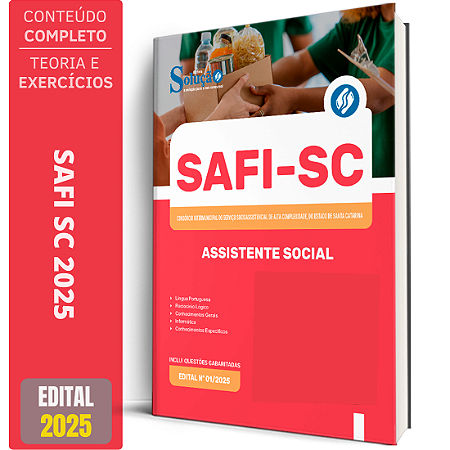 Apostila SAFI SC 2025 - Assistente Social