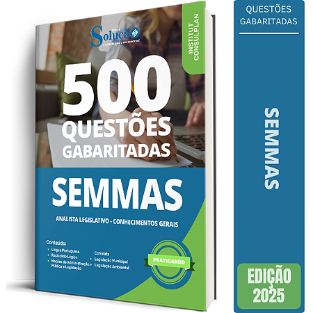 Caderno de Questões SEMMAS 2025 - Analista Municipal I - Conhecimentos Gerais