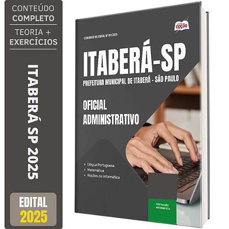 Apostila Concurso Itaberá SP 2025 - Oficial Administrativo