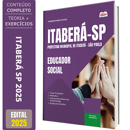 Apostila Concurso Itaberá SP 2025 - Educador Social