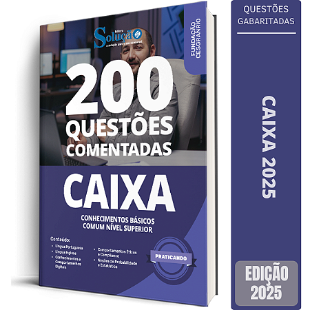 Caderno de Questões CAIXA 2025 - Conhecimentos Básicos - Comum Nível Superior