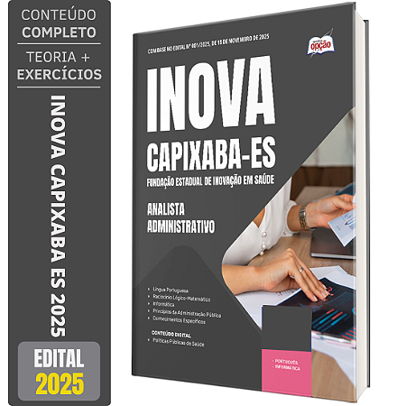 Apostila INOVA Capixaba 2025 - Analista Administrativo
