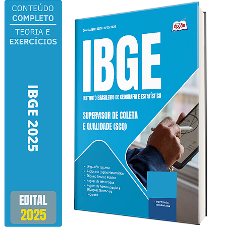 Apostila IBGE 2025 - Supervisor de Coleta e Qualidade (SCQ)