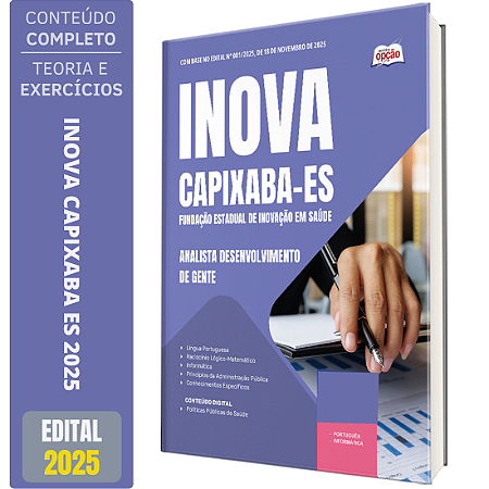 Apostila INOVA Capixaba 2025 - Analista Desenvolvimento de Gente