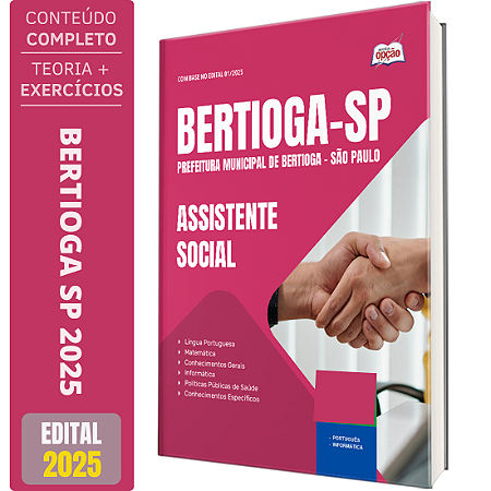 Apostila Concurso Bertioga SP 2025 - Assistente Social