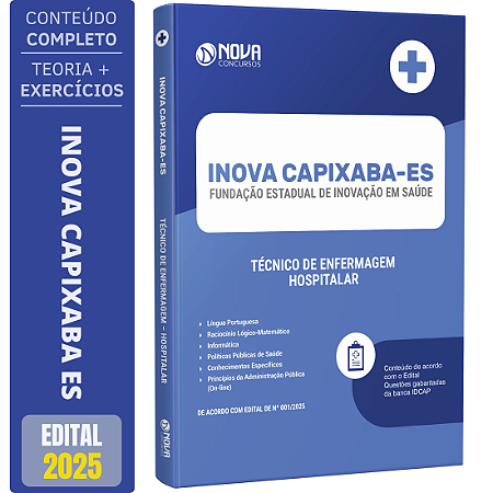 Apostila INOVA Capixaba 2025 - Técnico de Enfermagem - Hospitalar