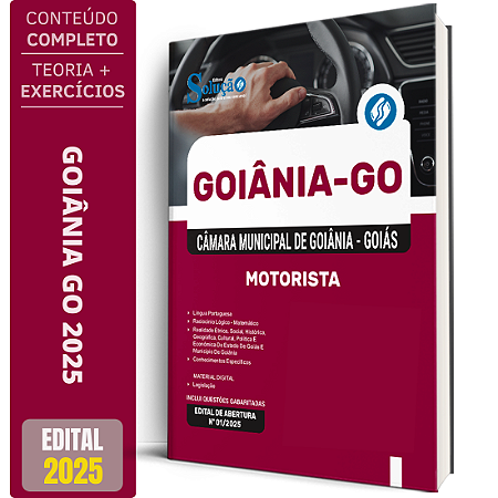 Apostila Câmara de Goiânia GO 2025 - Motorista