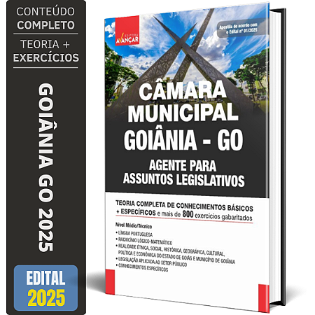 Apostila Câmara Goiânia Go 2025 - Assuntos Legislativos