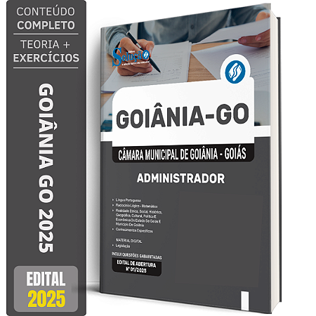 Apostila Câmara de Goiânia GO 2025 - Administrador