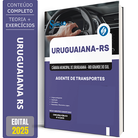 Apostila Câmara de Uruguaiana RS 2026 - Agente de Transportes
