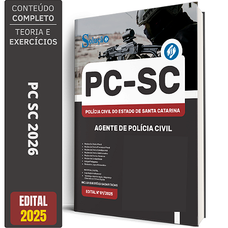 Apostila PC SC 2026 - Agente de Polícia Civil
