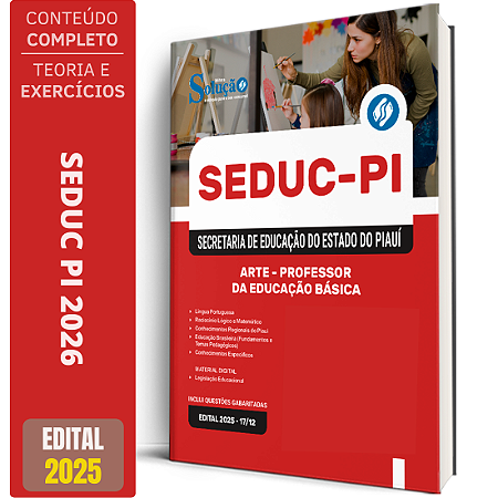 Apostila SEDUC PI 2026 - Professor da Educação Básica - Artes