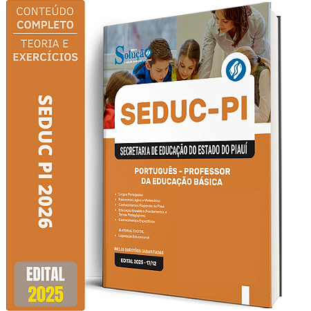 Apostila SEDUC PI 2026 - Professor de Língua Portuguesa