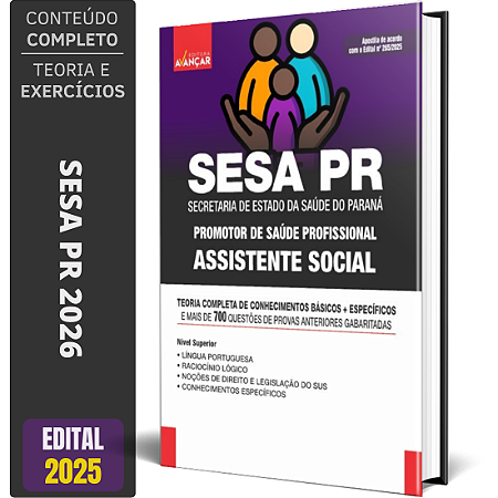 Apostila Concurso SESA PR 2026 - Assistente Social