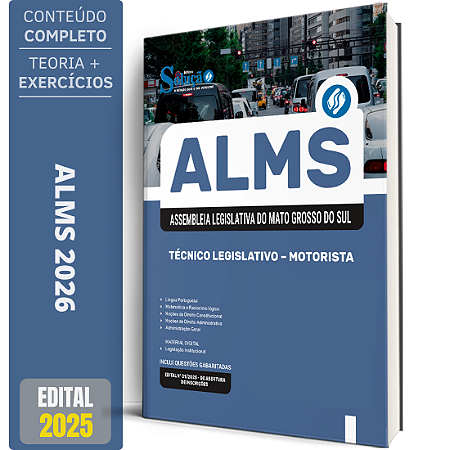 Apostila ALEMS 2026 - Técnico Legislativo - Motorista