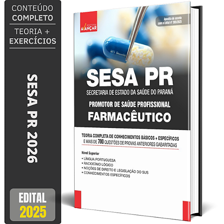 Apostila Concurso SESA PR 2026 - Administrador