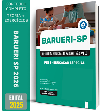 Apostila Prefeitura de Barueri SP 2026 - PEB I - Educação Especial