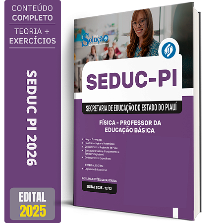 Apostila SEDUC PI 2026 - Professor de Física