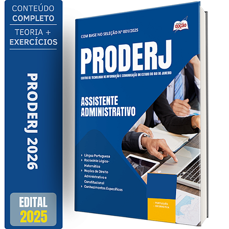 Apostila PRODERJ 2026 - Assistente Administrativo