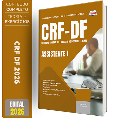 Apostila CRF DF 2026 - Assistente Administrativo