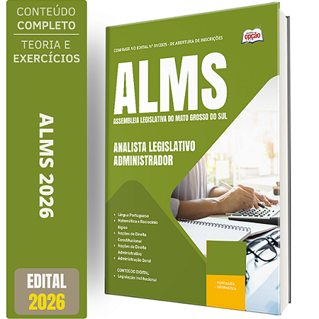 Apostila ALEMS 2026 - Analista Legislativo - Administrador