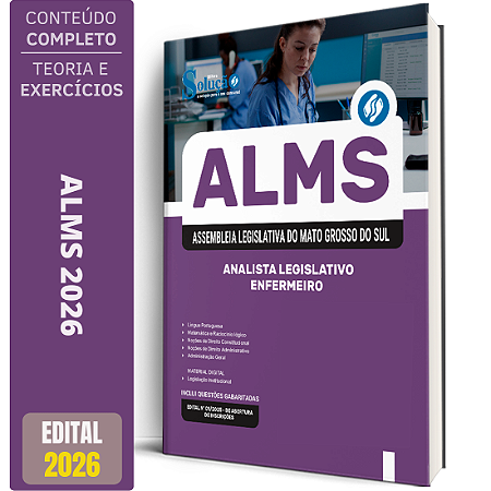 Apostila ALEMS 2025 - Analista Legislativo - Enfermeiro